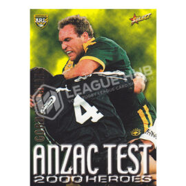 2000 Select NRL A4 ANZAC Test Heroes Gordon Tallis