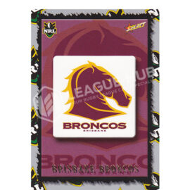 2000 Select NRL L2 Club Logos Brisbane Broncos